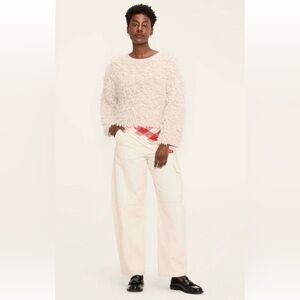 Woolrich x Target Loopy Yarn Crewneck pullover sweater cream XL new